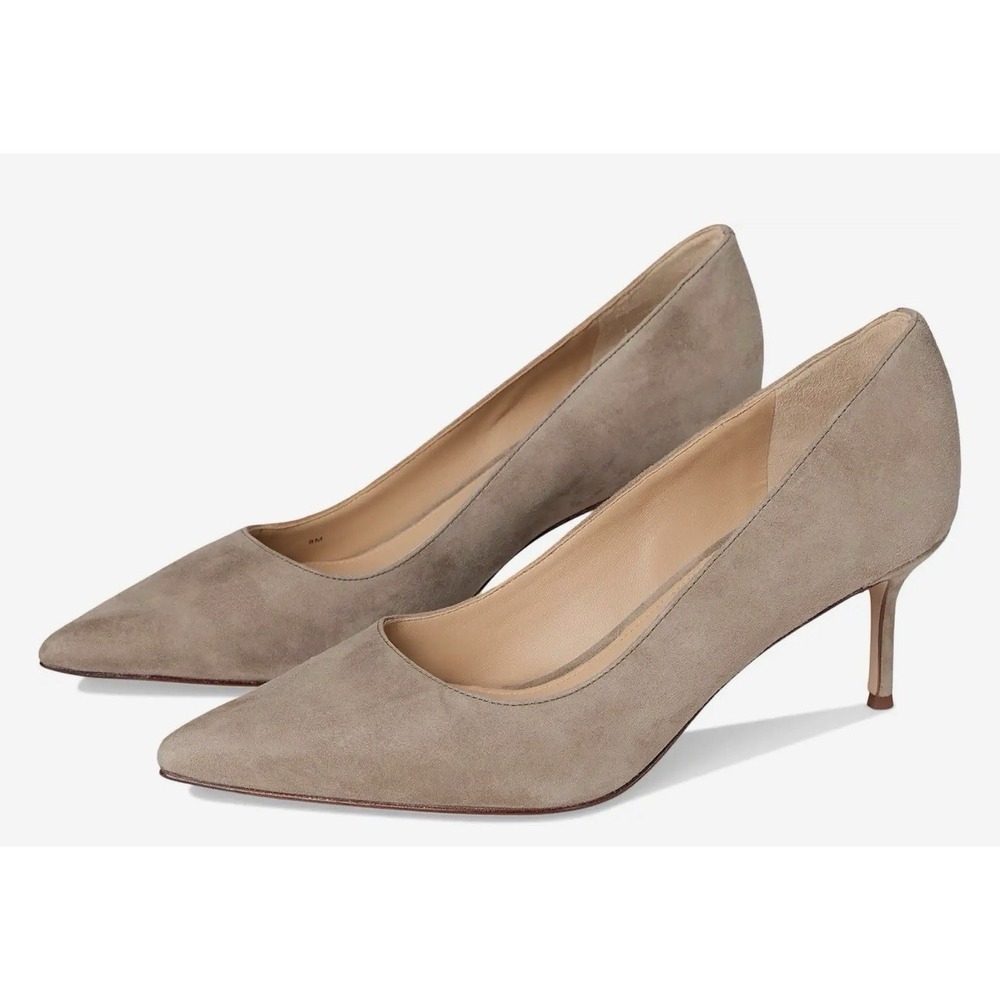 Veronica Beard Rita Suede Pumps timeless classic style Size 9 Tan Beige Suede